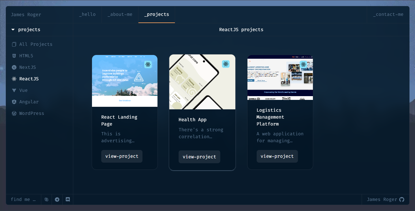 Personal Website